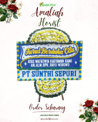Papan Bunga Duka di Karangbungur